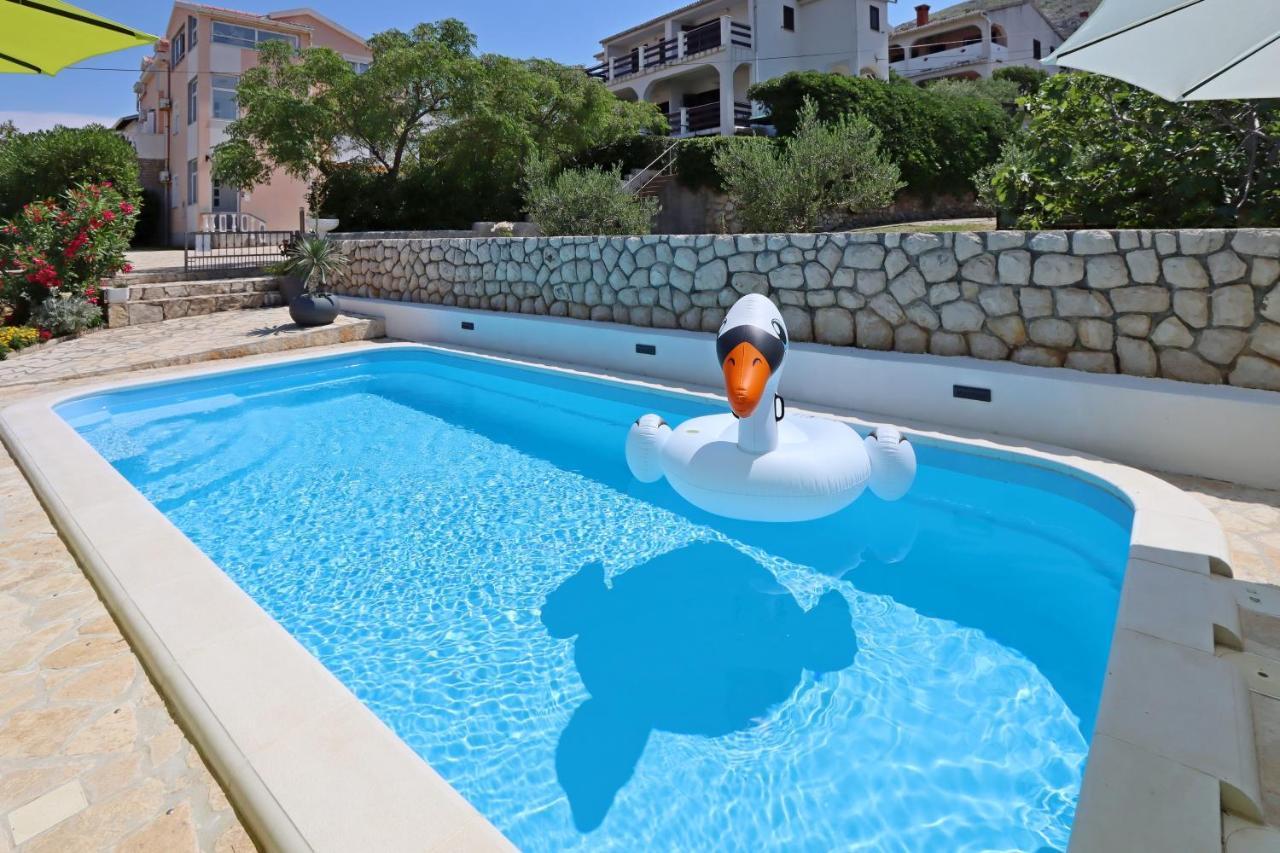 Seaside Apartments With A Swimming Pool Pag - 6412 Pag Town Exteriör bild