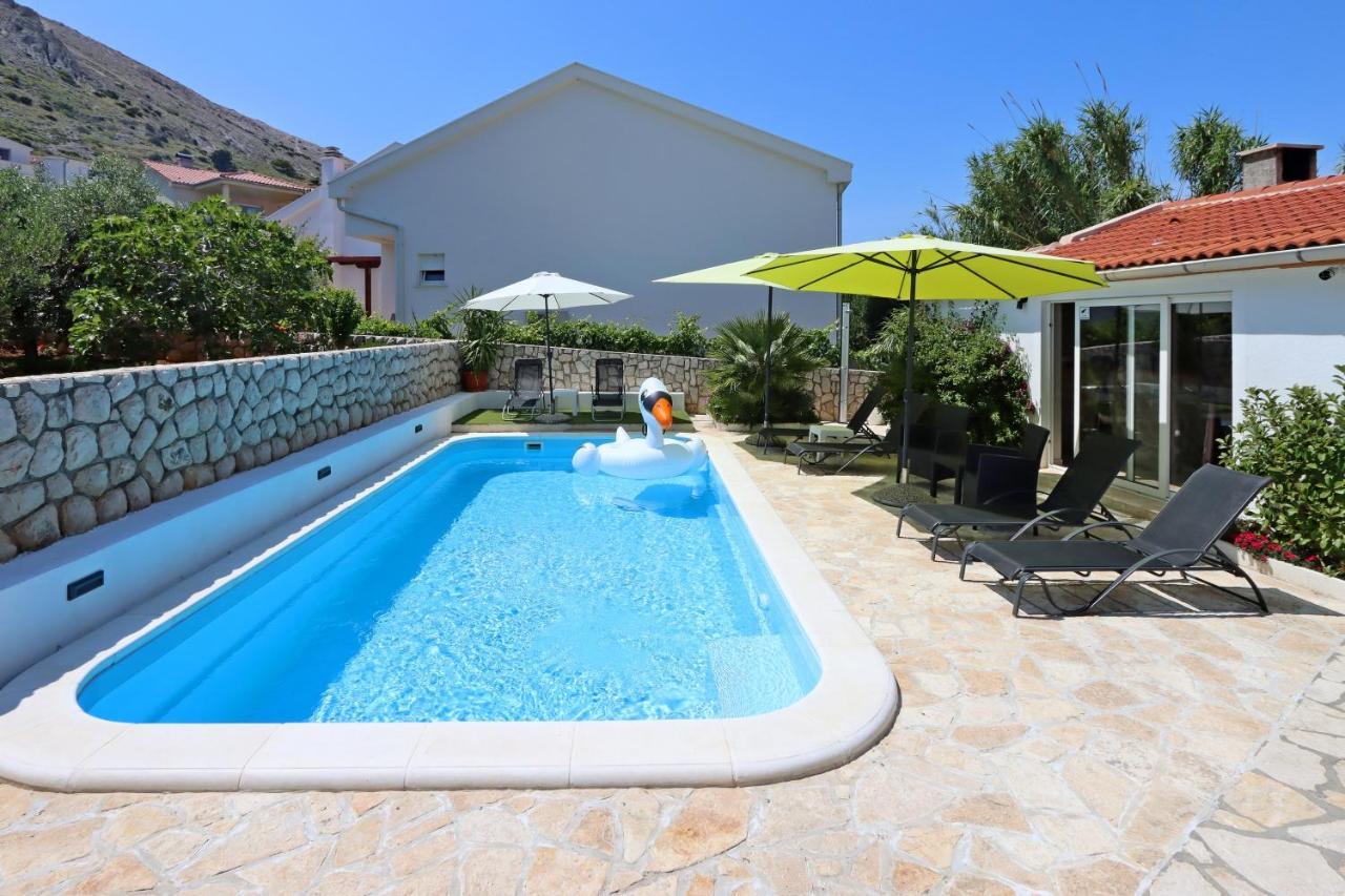 Seaside Apartments With A Swimming Pool Pag - 6412 Pag Town Exteriör bild