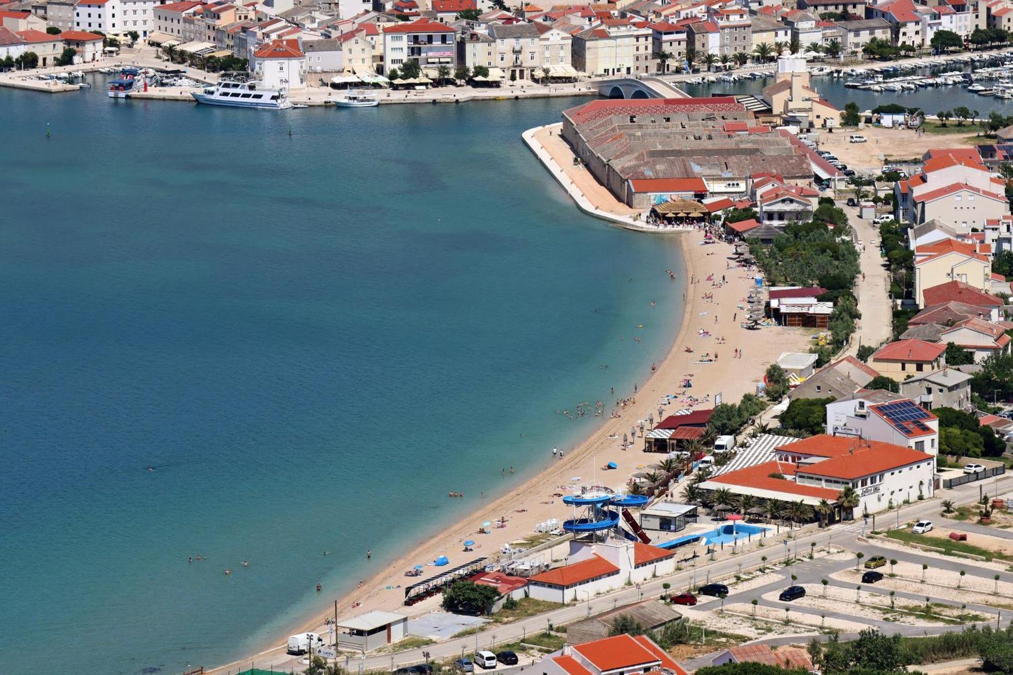 Seaside Apartments With A Swimming Pool Pag - 6412 Pag Town Exteriör bild