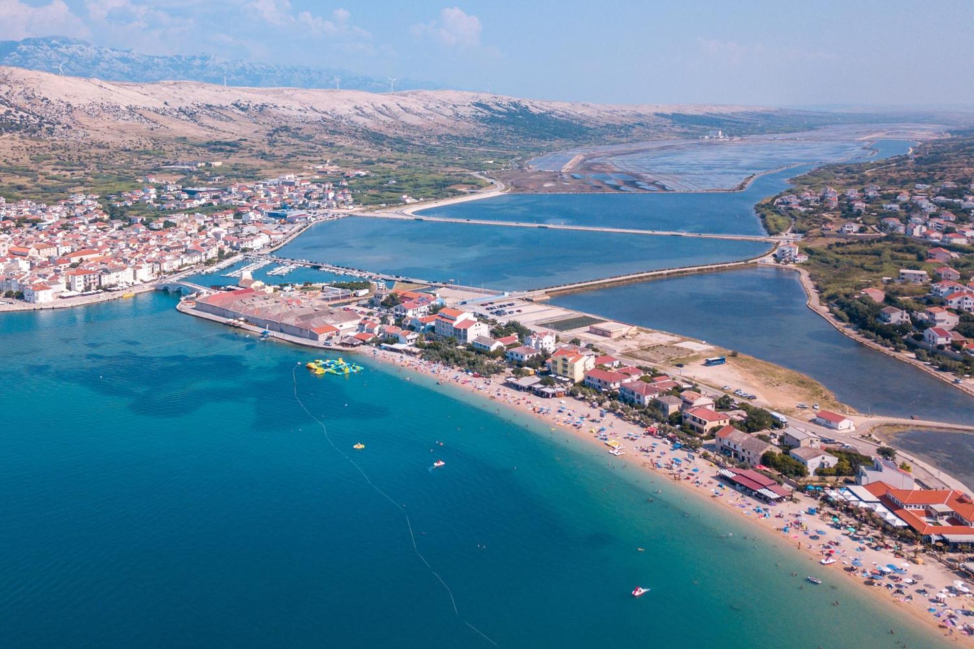Seaside Apartments With A Swimming Pool Pag - 6412 Pag Town Exteriör bild
